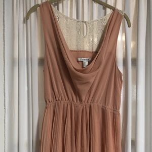 Forever 21 blush dress